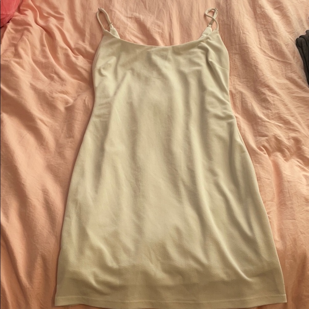 white tight bodycon dress clubbing party dress